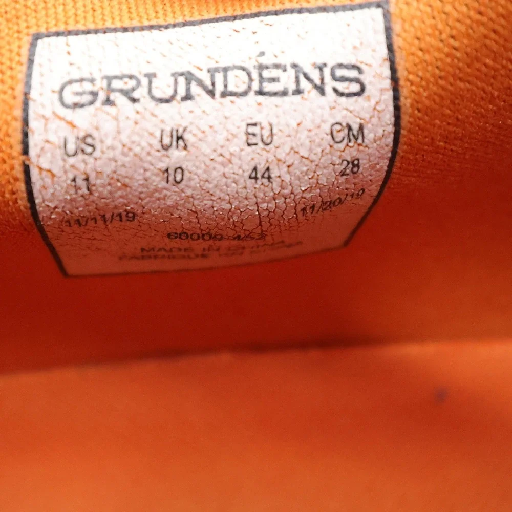Grundens Deck Boss Slip On Waterproof Ankle Boots Anchor Blue Mens 11